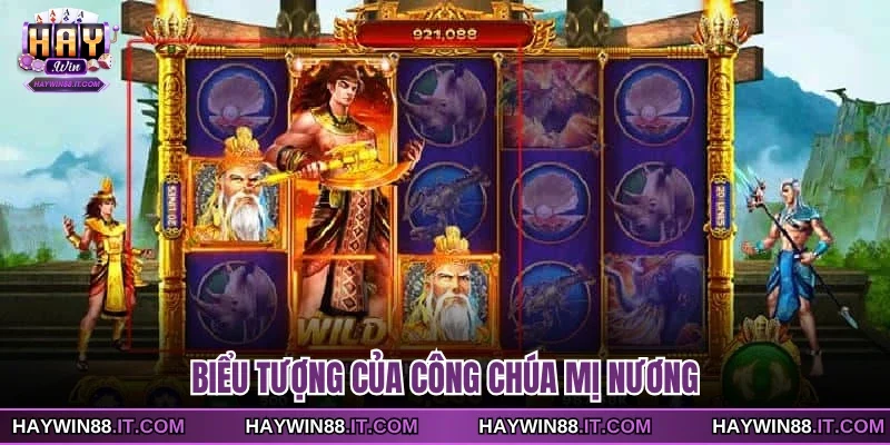 Slot Game Sơn Tinh Thủy Tinh Thu Hút Nhiều Hội Viên 4 Biểu tượng của công chúa Mị Nương