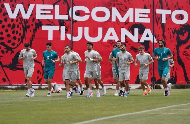 Đội tuyển Iran tập luyện tại Tijuana (Mexico) chuẩn bị cho World Cup 2026